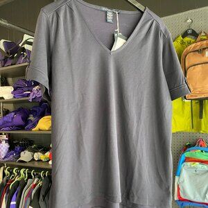 Ladies Polo Performance rolled sleeve top